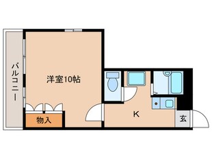 パレス名四十一屋Ⅱの物件間取画像